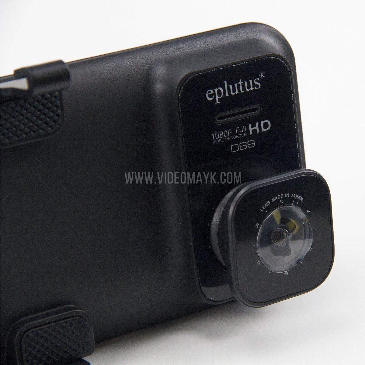 Видеорегистратор-зеркало с 2-мя камерами 1080P и 12" сенсорным экраном Eplutus D89