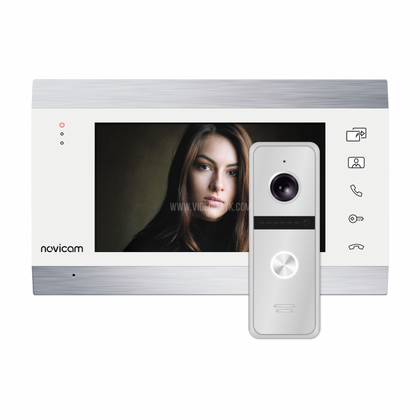 MAGIC 7C KIT WHITE - комплект из видеодомофона с 7" дисплеем и вызывной панели Версия: 4221