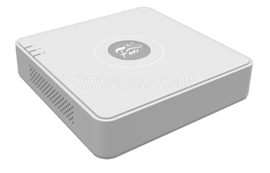 IP видеорегистратор NVR 8-ми потоковый FOX FX-iNVR8/1-8P со встроенным 8-х портовым POE коммутатором, интеллектуальным поиском по архиву